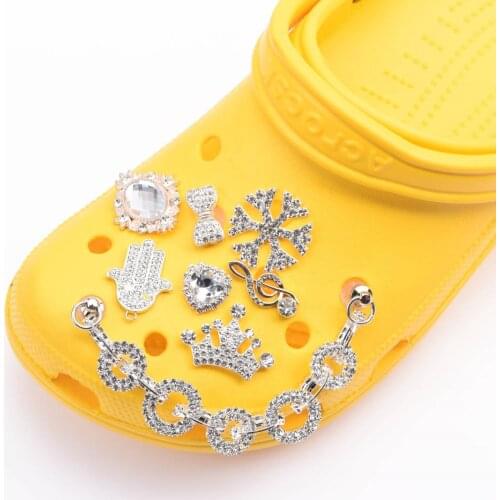 Metal Charms Designer JIBZ Croc Charms Accessories Clog Shoe Button Decoration cute bee for Croc Shoes