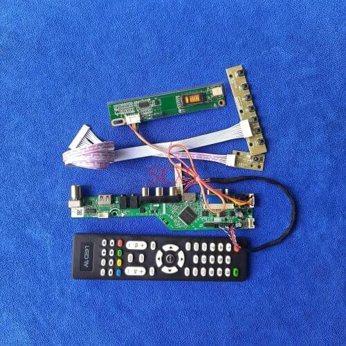 1280*800 30Pin LVDS Kit 1CCFL AV VGA USB HDMI-compatible Signal Analog LCD drive controller card Fit N154I1/N154I2/N154I3/N154I5