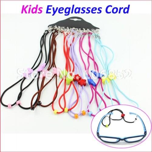 60pcs Children Kids colorful glasses eyeglass eyewear sunglass cord Free shipping GC-C
