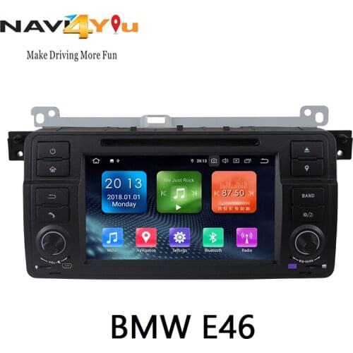 7inch 1din RK PX30 android10.0 quad-core car DVD Player for BMW E46 M3 318/320/325/330/335 with WiFI 3G TPMS DAB+ DVR 2G+16G