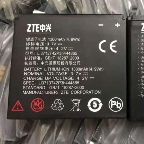 1300mAh Battery Li3712T42P3h444865 for ZTE/Telstra F950,F952,N61,V880,V887,for BASE / DELL/SoftBank/T-Mobile XCD35
