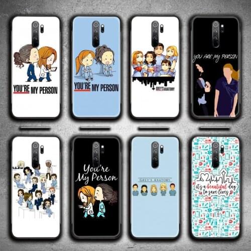 Greys Anatomy You're My Person Phone Case for Redmi 9A 8A 7 6 6A Note 9 8 8T Pro Max Redmi 9 K20 K30 Pro