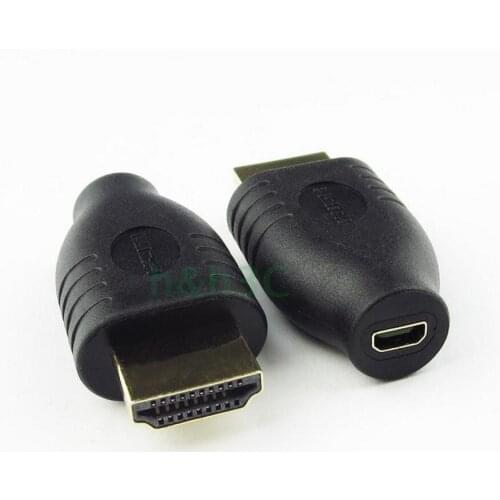 Free shipping 5pcs HDMI A male to D female HDMI Jack camera HD adapter