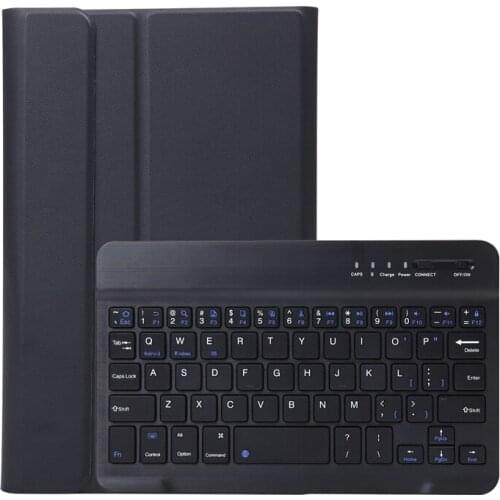 PU Case+Keyboard for Samsung Tab A7 Lite 8.7 Inch T220/T225 Tablet Flip Case Tablet Stand with Wireless Keyboard
