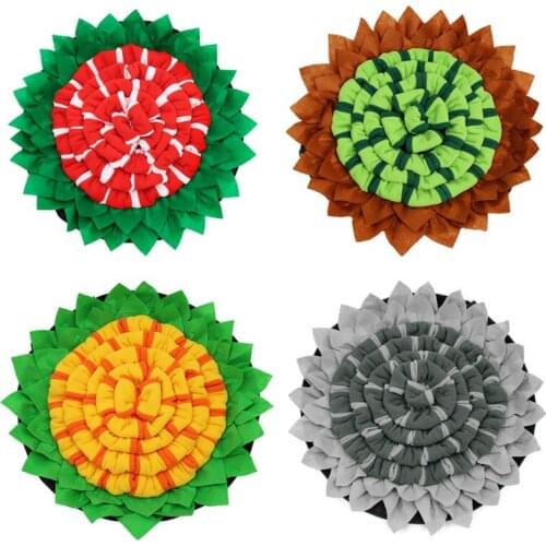 Pet Snuffle Mat for Dogs Increase IQ Slow Dispensing Feeder Cat Dog Puzzle Toys