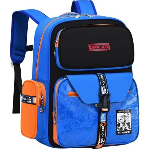 Children Lightweight School Backpack Retro Kids Bookbags For Boys Girls Orthopedics School Bag Primary High Capacity Travel Bag