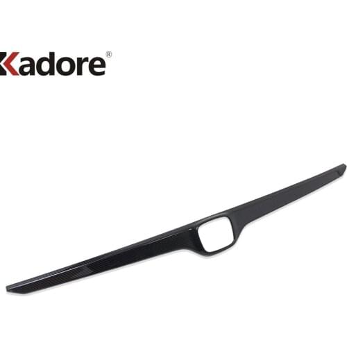 For Honda CRV CR-V 2017 2018 2019 Carbon Fiber Trim Rear Trunk Lid Cover Tailgate Strip Back Door Boot Garnish Accessories