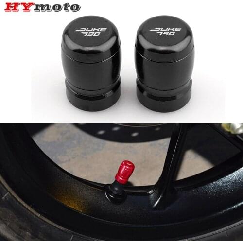 DUKE790 CNC Aluminum Tyre Rim Air Port Cover Tire Valve Wheel Stem Caps Covers Motorcycle Accessories For KTM Duke 790 All Years