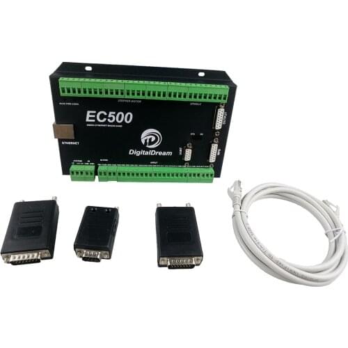 EC500 CNC Mach3 Ethernet Motion Controller EC500 460kHz 3/4/5/6 Axis Motion Control Card for milling machine