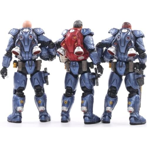 1/18 JOYTOY Action Figures (3PCS/Set) The 03rd Legion Interstellar Trooper Anime Soldier Model Toys Collection Free Ship