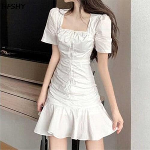 Белые летние платья HFSHy China At AliExpress