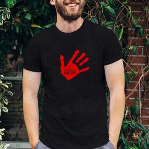 Hot Sale Peaky Blinders Male T-shirt Fashion Red Right Hand Printed Tee Funny Shelby Bros Streetwear Hip-hop Style Men Clothes