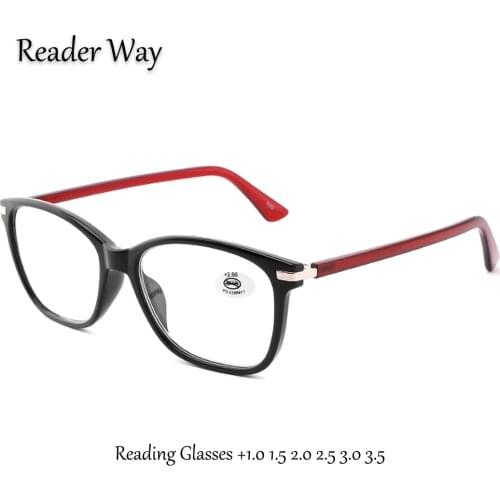 Fashion Womens Reading Glasses Big Frame Hinge Quality Durable Presbyopic Eyeglasses Reader Eyewear +1.0 1.5 2.0 2.5 3.0 3.5