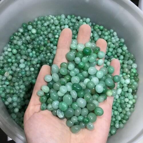 Natural Polished Gemstone crystal Green Aventurine small round Tumbled stones