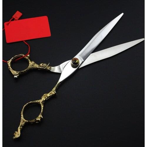 New High quality 440c Monkey 7 inch pet shears dog grooming cut hair scissors clipper cutting barber makas hairdressing scissors