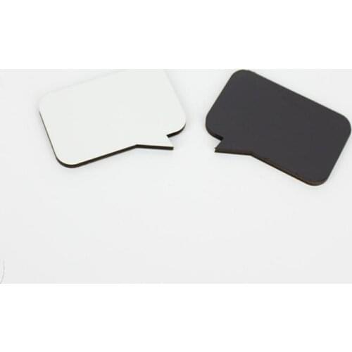 New Dye Sublimation Wooden Custom Refrigerator Magnet Hot Transfer Printing Blank Mdf Fridge Magnets Designer Home Decor SN1786