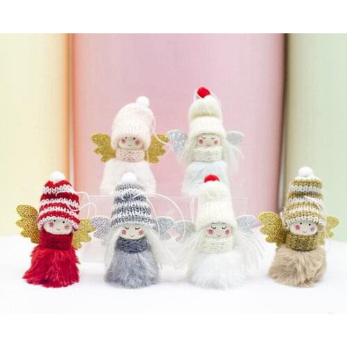 NEW Christmas Angel Doll Pendant Christmas Tree Ornaments Merry Christmas Decoration for Home New Year Xmas Gift for Kids