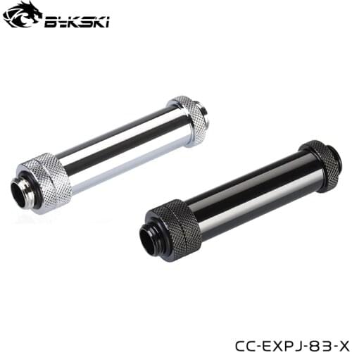 Bykski 83-110MM Graphics Card Series SLI Connect Fittings SLI Extend Flexibility Connector G1/4" Adapter,CC-EXPJ-83-X