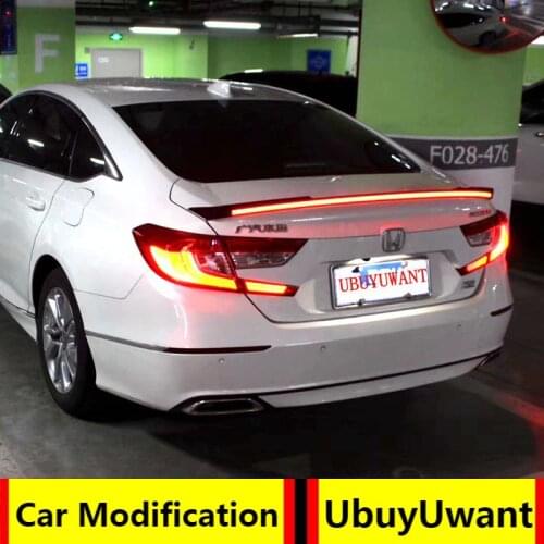 UBUYUWANT For Honda Accord High Quality ABS Material Rear Trunk Spoiler New Design 2018 2019 2020 Streamline Sport Spoilers