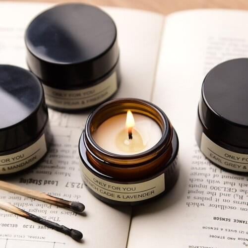 Aromatherapy Candle Glass Romantic Atmosphere Aromatherapy Candle Hand Gift New Year Gift Candles Scented Home Decoration
