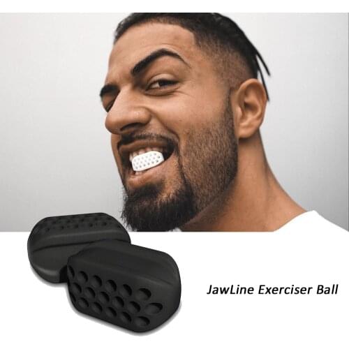 Chin Lifting JawLine Exerciser Ball Facial Jaw Muscle Toner Trainer Anti Wrinkle Face Double Slimmer Jawrsize Exercise Simulator
