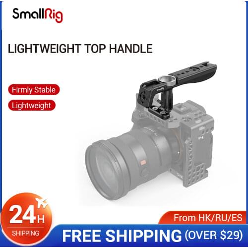 SmallRig Dslr Camera Top Handle (1/4”-20 Screws) With 360-degree rotation Lightweight & portable DIY Rig Accessories -2949
