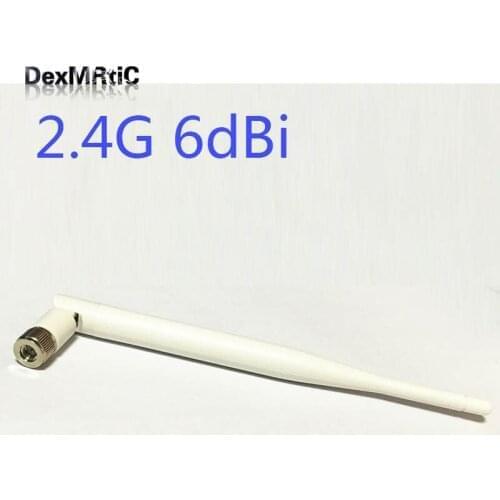 2.4Ghz 6dbi high gain Omni Antenna wifi Aerial SMA Male Connector rotatable White AP high quality 19cm NEW Wholesale
