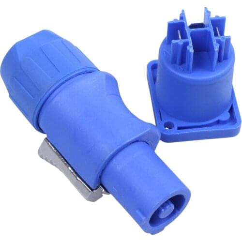 1 set PowerCON Type A NAC3FCA+NAC3MPA-1 Chassis Plug Panel Connector