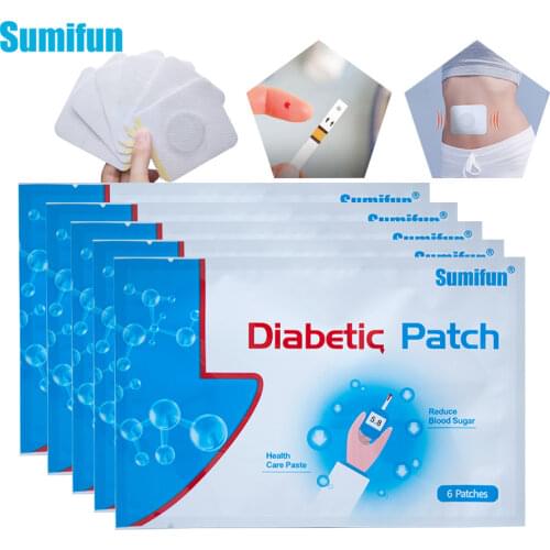 Sumifun 6/12/30Pcs Diabetic Patch Stabilizes Blood Sugar Balance Glucose Content Natural Herbs Diabetes Plaster K03201