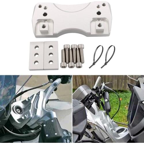 Motorcycles Aluminum Handlebar Risers for BMW K1300GT 2009-2012 1" Taller