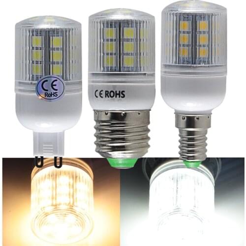 Ampoule led e14 E12 E27 B22 GU10 G9 B15 bulb light 4W erengy saving lamp 12 24 36 48 60 v volt candle lights 12v 24v 36 bulbs