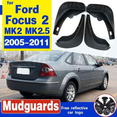 FIT FOR FORD FOCUS 2 MK2 MK2.5 SALOON SEDAN 2005-2011 MUDFLAPS MUD FLAP SPLASH GUARDS FRONT REAR FENDER 2006 2007 2008 2009 2010