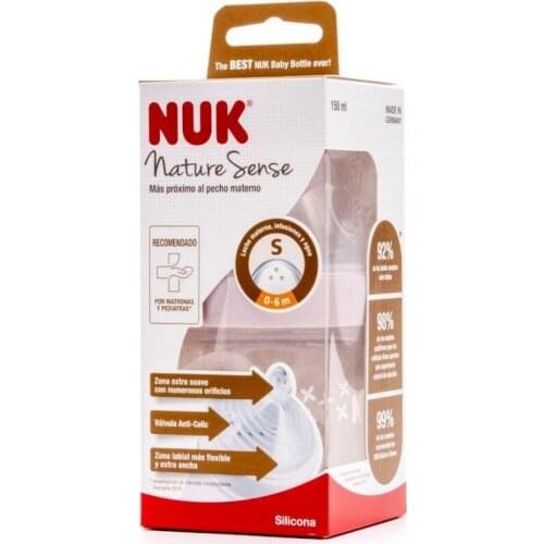 BIBERON PP SILICONA NUK NATURE SENSE 1S 150 ML