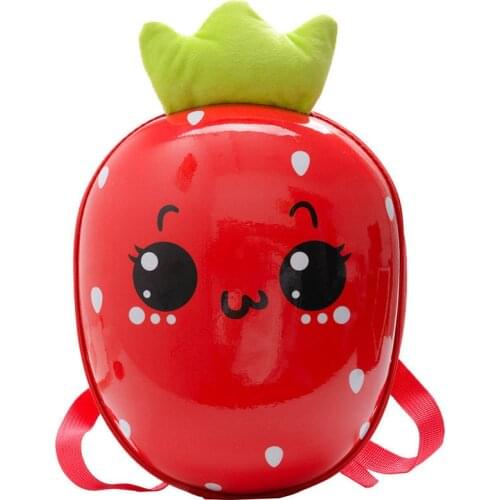 3D ABS Children Kindergarten School Bags Kids Backpacks Cartoon Infant Student Book Bags Cute Carrot Backpack for Baby Girls Boy