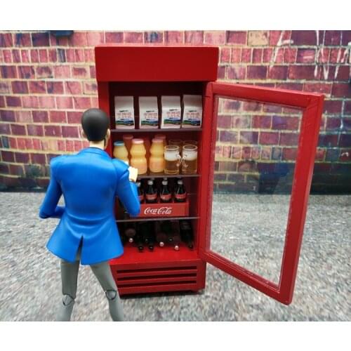 1/12 Cosplay Doll Figure Restaurant Bar super market Scence furniture Refrigerator Display Prop Accessory Model Figure Toy