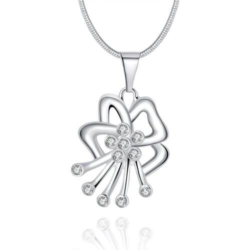 Hot Sell Trendy Fashion Jewelry Silver Plated Pendant Necklace For Women constellation Jewellery Supplier Christmas Gift