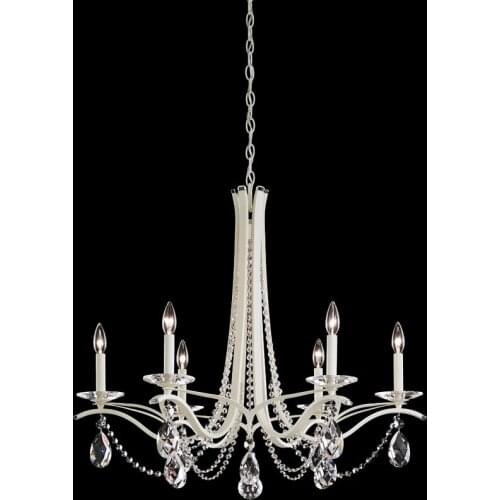 American chandelier living room dining room lamp country light luxury French lamp retro candle bedroom crystal lamp