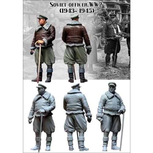 WWII Soldier Model Accessories Soviet Army Officer 1:35