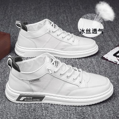 Canvas shoes mens 2021 summer new Korean fashion mens board shoes casual versatile small white shoes breathable shoes