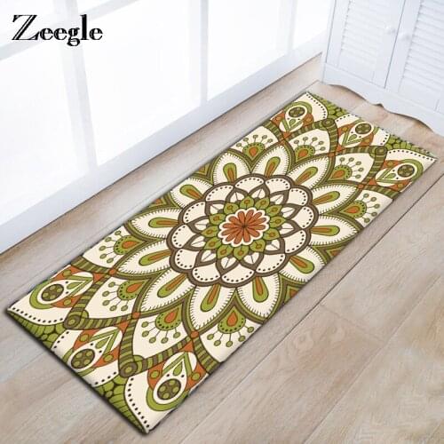 Floor Mat Doormat Bedroom Carpet Corridor Rug Non-slip Kitchen Carpet Toilet Rugs Water Absorption Bedroom Bedside Mat