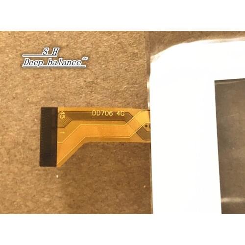 New 7-inch original tablet touch screen DD706 4G capacitance screen handwriting sensor panel outer screen-Golden finger 45 line