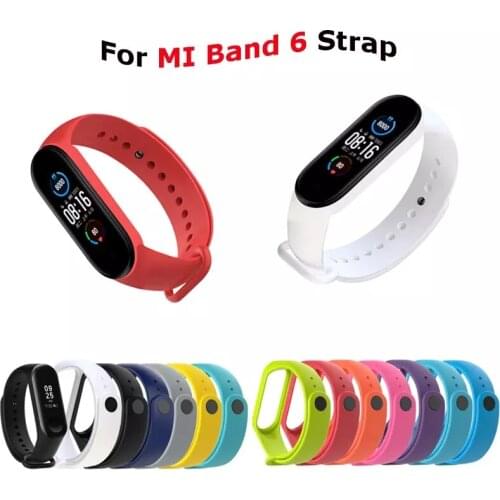 Bracelet For Xiaomi Mi Band 6 Sport Strap Replacement Wristband For Mi Band 6 Wrist Colorful Strap For Xiaomi Mi Band 6 Strap