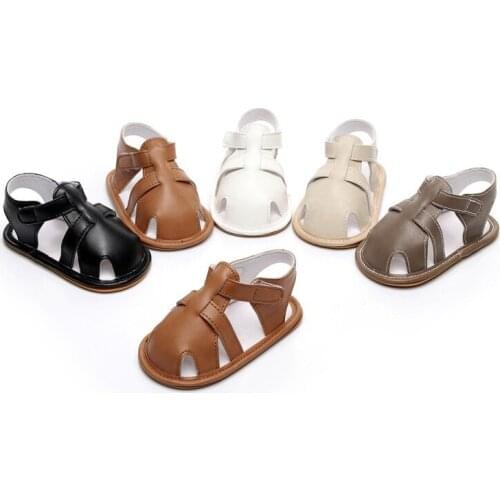 Baby Boy Sandals PU Baby Shoes Fashion PU Breathable Sandals for Girls Baby Girl Shoes Beach Sandals