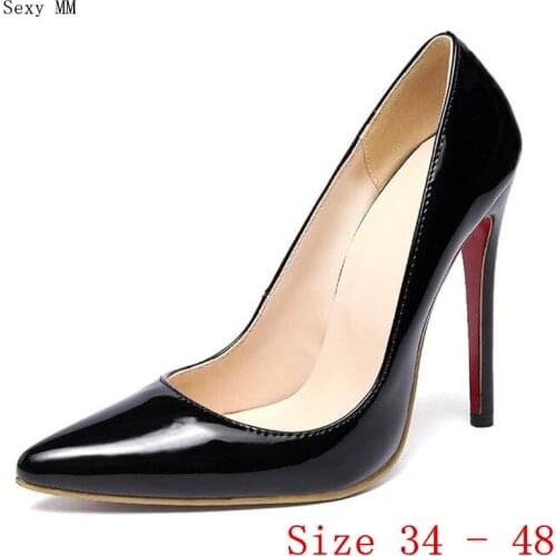 High Heels Women Pumps High Heel Shoes Stiletto Woman Party Wedding Shoes Kitten Heels Plus Size 34 - 48
