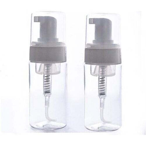 Airless pump bottles 100 ml White Vacuum Press Pump Airless Empty Bottle Cosmetic Lotion Container Spray Travel makeup Vial