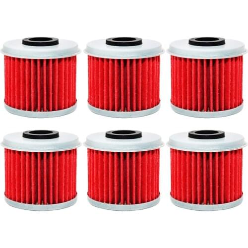 1/3/6pcs Motorcycle Engine Oil Filter for Honda CRF150F CRF150R CRF250R CRF 250R CRF250X CRF450R CRF 450R CRF450X CRF 450X 04-16