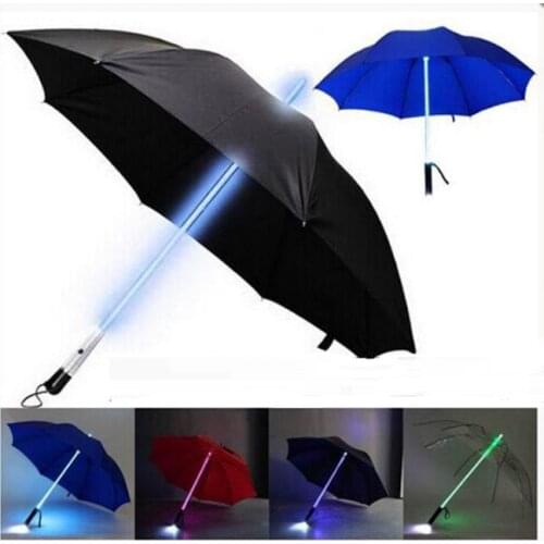 10pcs/lot Cool Blade Runner Light Saber LED Flash Light Umbrella rose umbrella bottle umbrella Flashlight Night Walkers SN1006