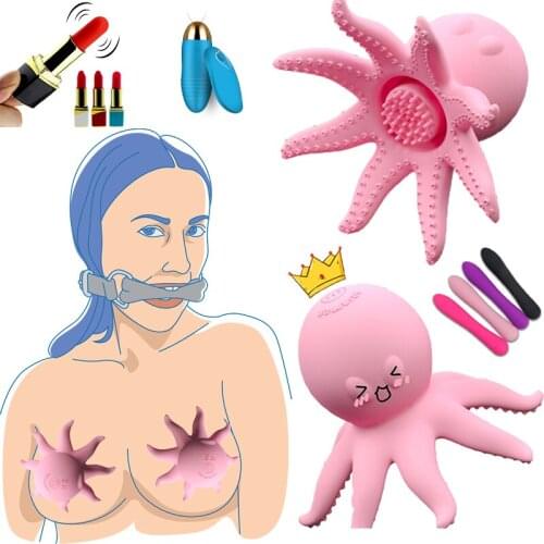 18+ Adult Sex Toy For Women Masturbator G Spot Vibrator Cock Sleeve Peni Ring Nipple Sucker Clitoral Stimulator Prostate Massage