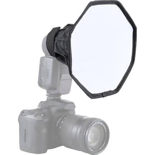 Flash Diffuser Light Softbox, Speedlight Softbox Collapsible, 20cm Octagon Softbox, Universal Flash Light Photography Softbox