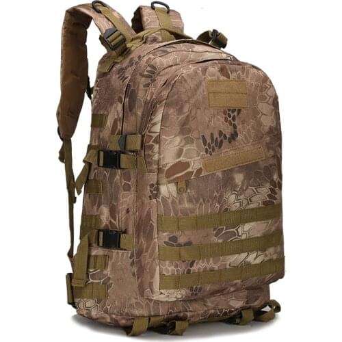 2018 Outdoor 3D Large Capacity 40L Hiking Camping Bag Army Military Attack Tactical Trekking Rucksack Camouflage Backpack